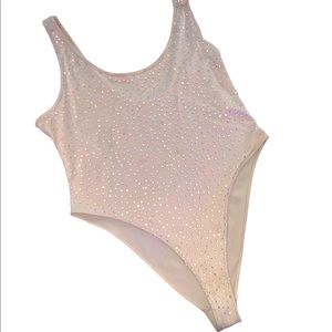Nude Bling Body Suit